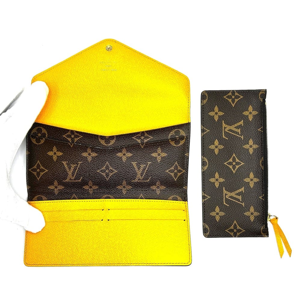 Louis Vuitton Josephine Wallet in Monogram Canvas Yellow Mimosa 7