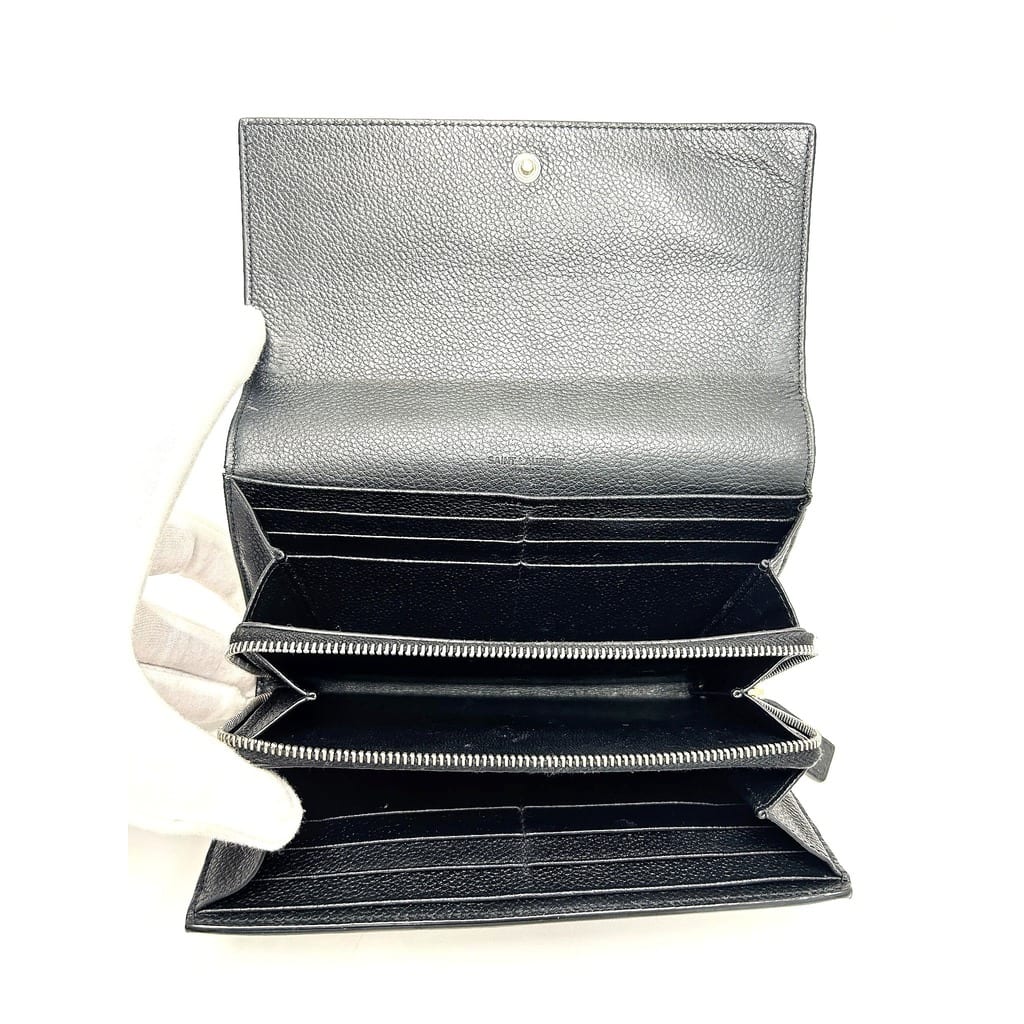 Saint Laurent 2018 Leather Continental Wallet 7