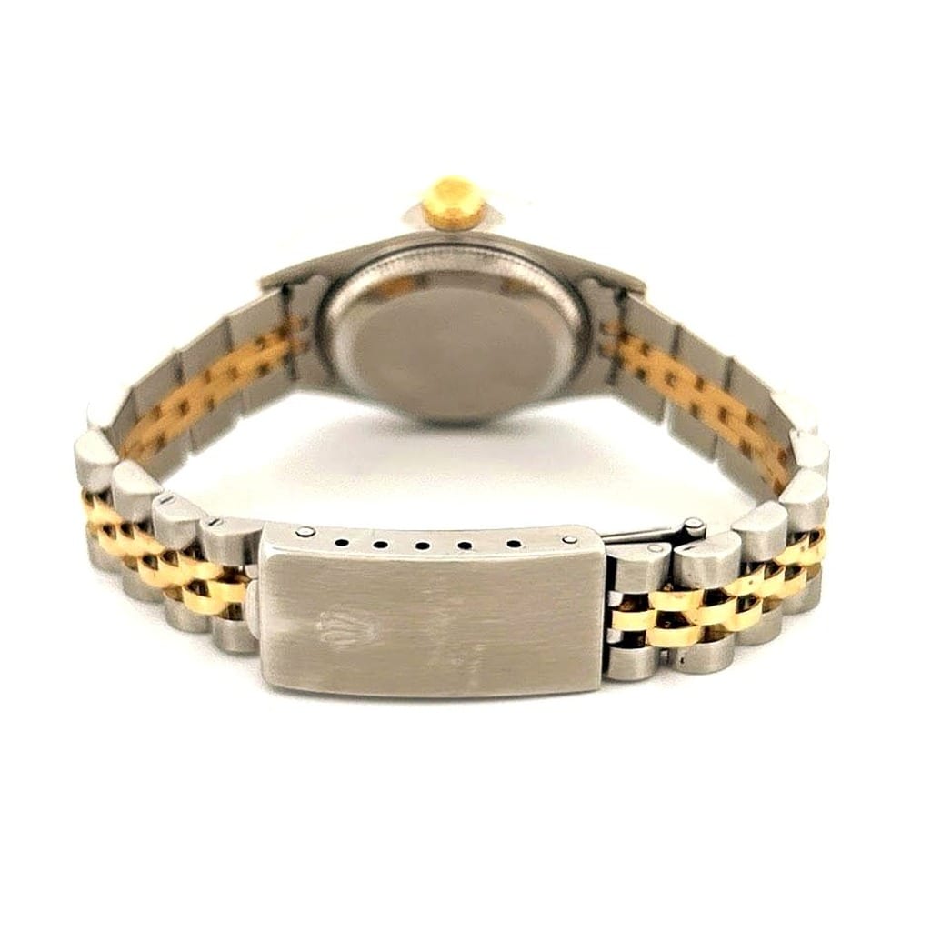 Rolex Ladies Datejust Ref 79173 Champagne T/T with Diamond Bezel 8