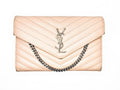 YSL Cassandre Wallet-On-Chain in Pink 1