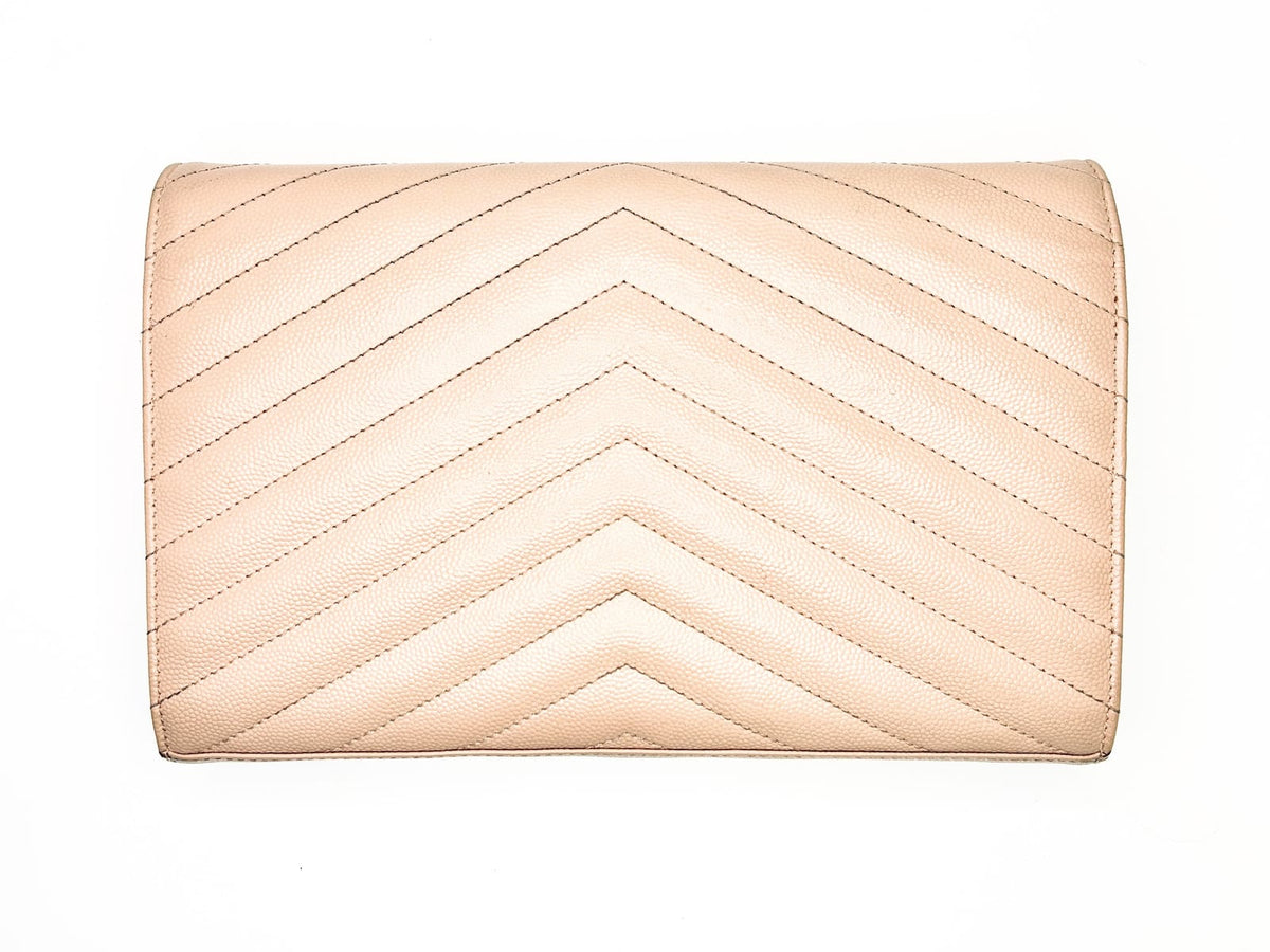 YSL Cassandre Wallet-On-Chain in Pink 5