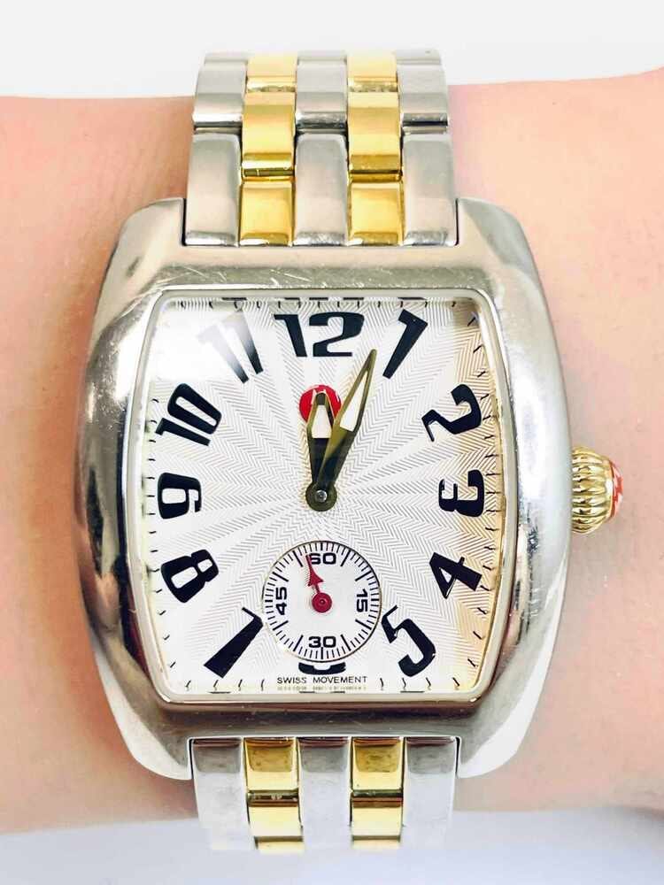 Michele Urban Mini Two-Tone Watch 6