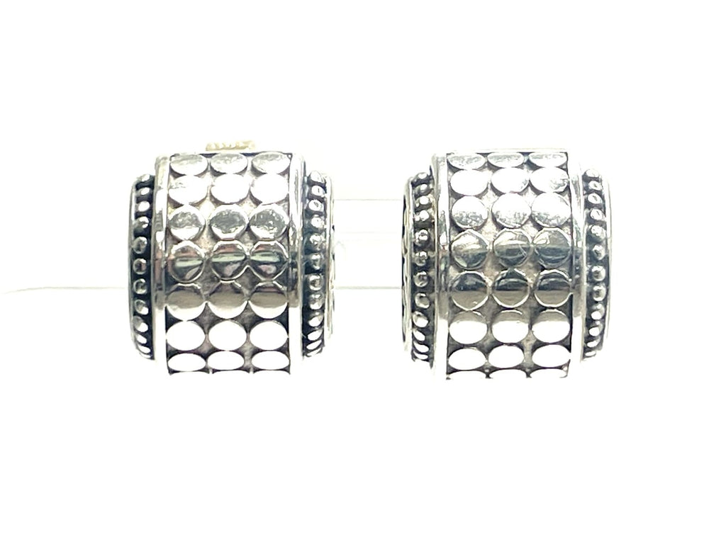 Sophisticated John Hardy Silver Dot Earrings 1