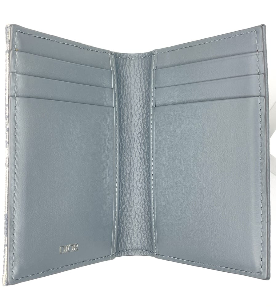 Dior Saddle Vertical Bifold Card Holder 8