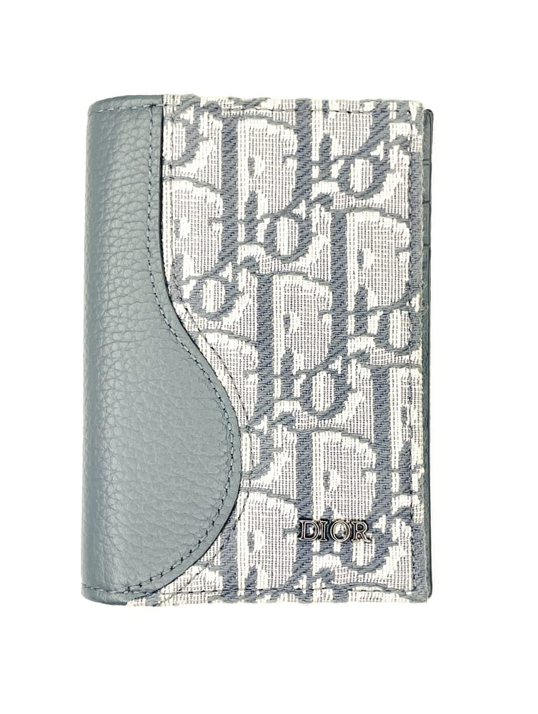 Dior Saddle Vertical Bifold Card Holder 10