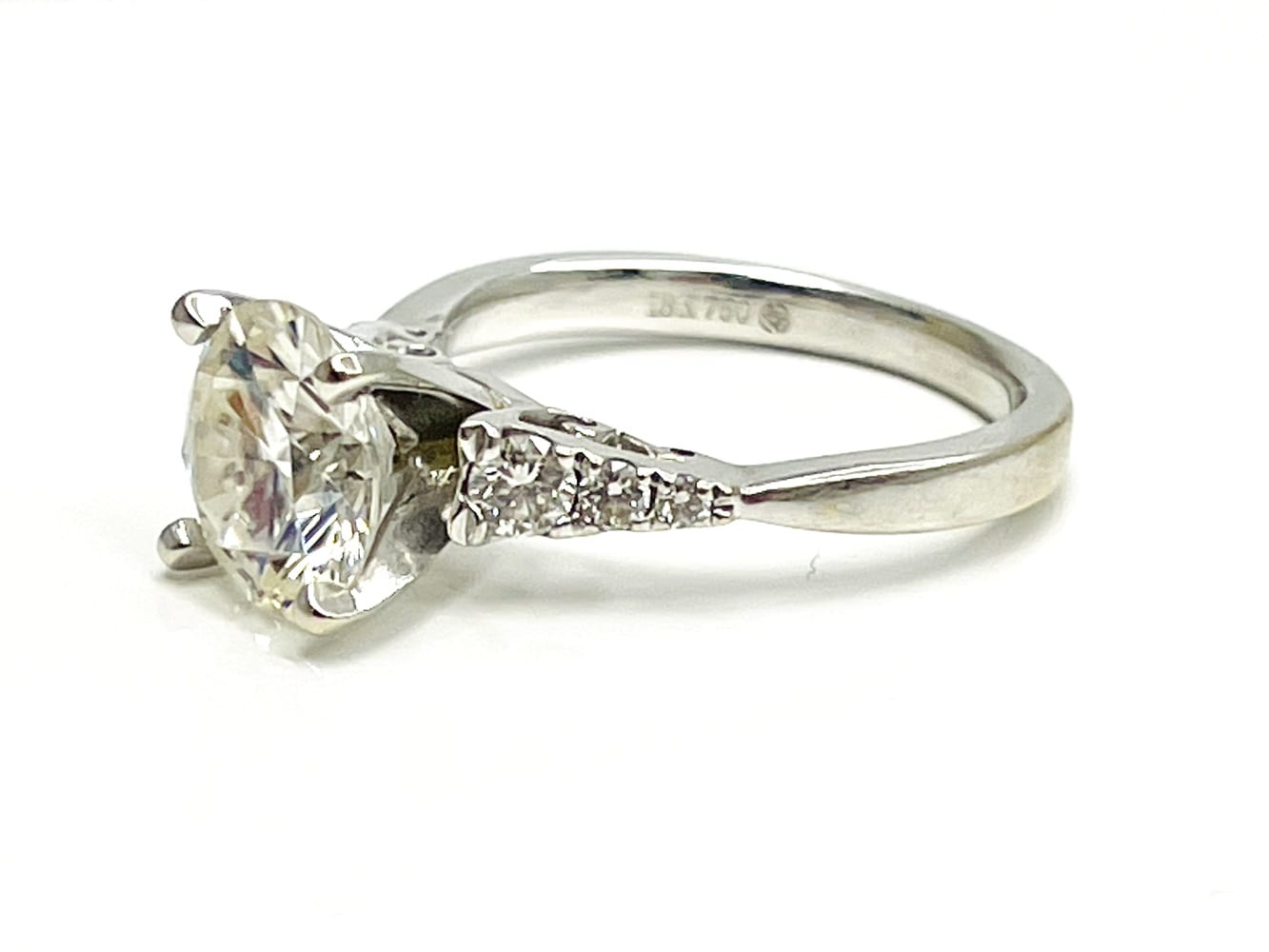 Ethereal Moissanite & Diamond Ring, Size 5 2