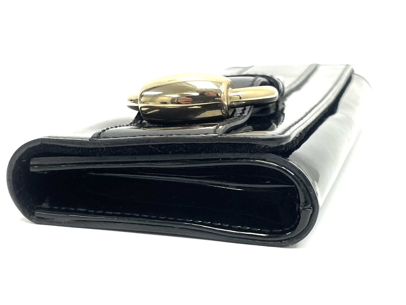 Gucci Patent Leather Buckle Clutch 7