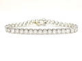 18K White Gold Diamond Tennis Bracelet 1