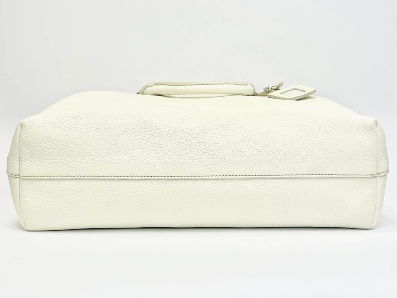 Prada Vitello Daino White Leather Bag 7
