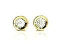 10K Gold Diamond Stud Earrings 2