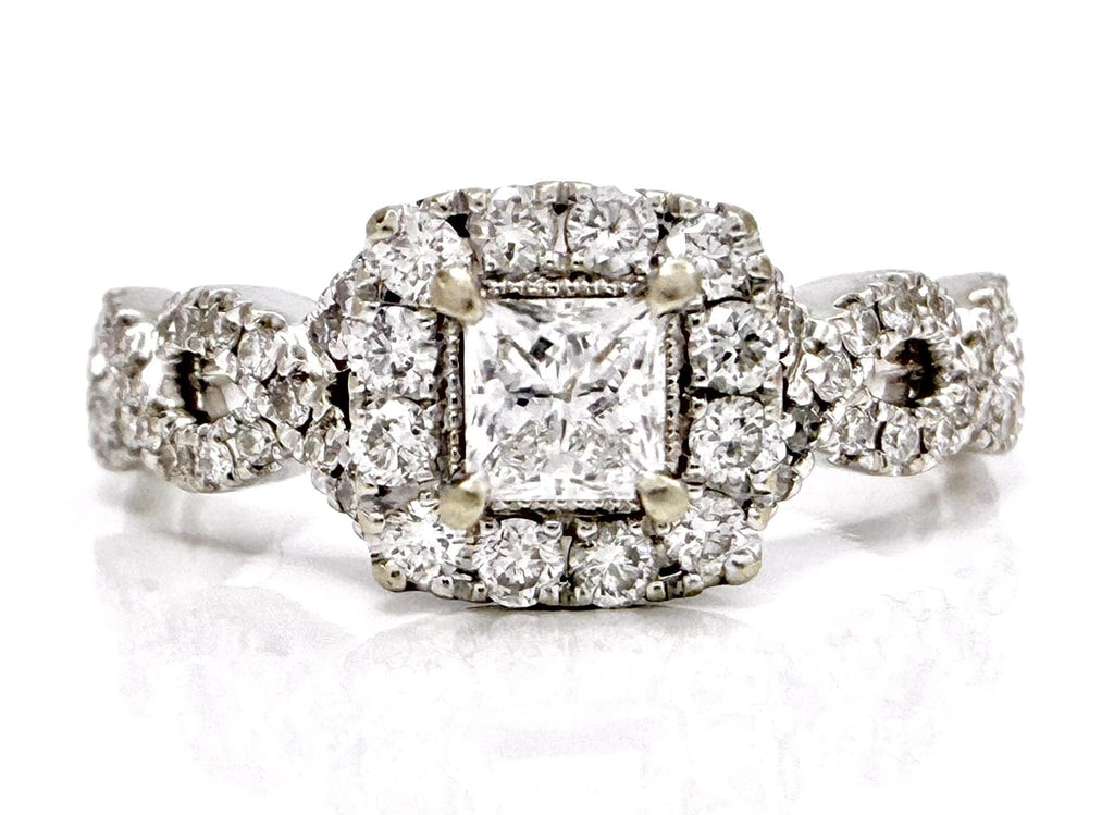 Neil Lane 14K White Gold Diamond Ring 7