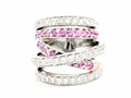 18K White Gold Sapphire & Diamond Ring 1